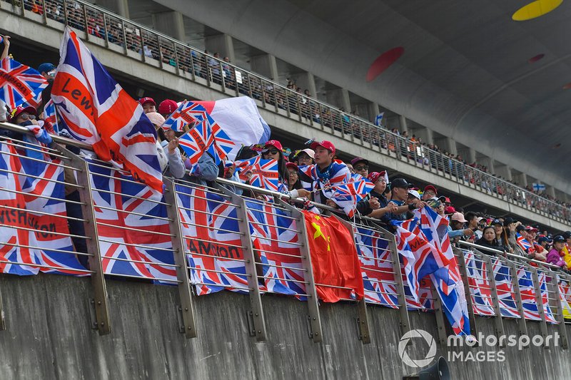 Des fans de Lewis Hamilton, Mercedes AMG F1