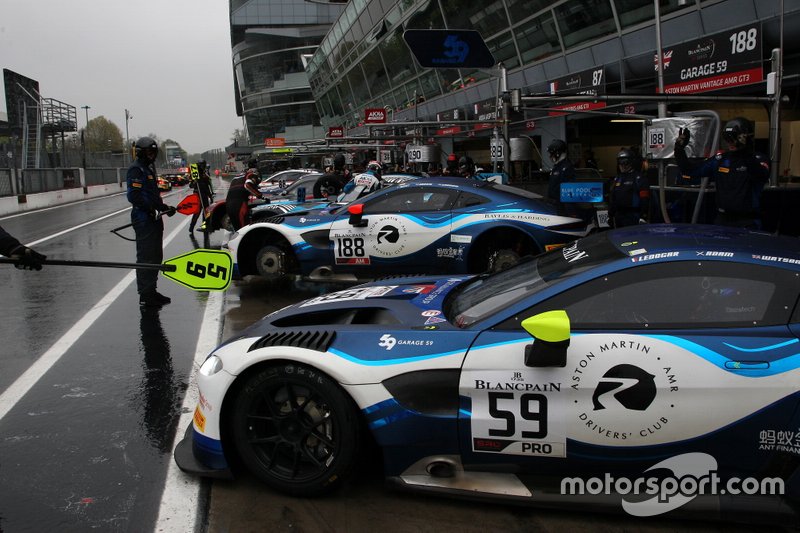 #59 Garage 59 Aston Martin Vantage AMR GT3: Côme Ledogar, Jonny Adam, Andrew Watson