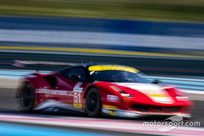 #51 Luzich Racing Ferrari F488 GTE: Alessandro Pier Guidi, Nicklas Nielsen, Fabien Lavergne