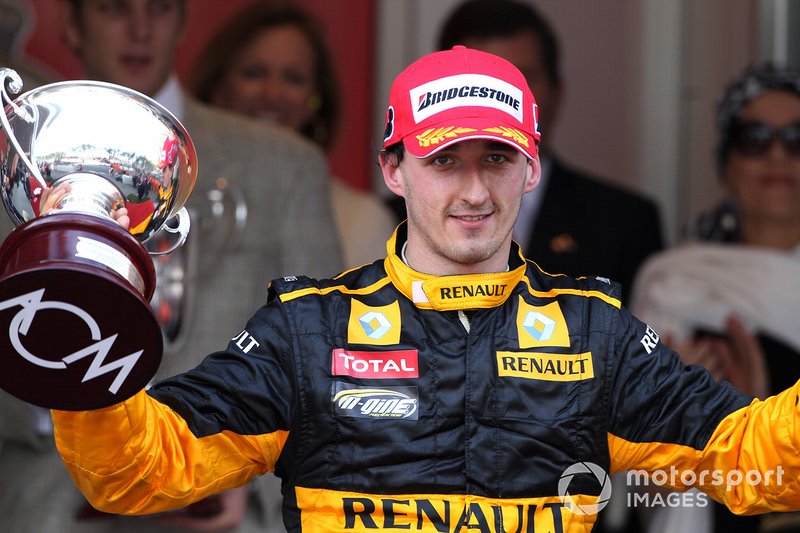 Podio: tercer lugar  Robert Kubica, Renault