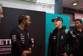 Lewis Hamilton, Fabio Quartararo, Petronas Yamaha SRT