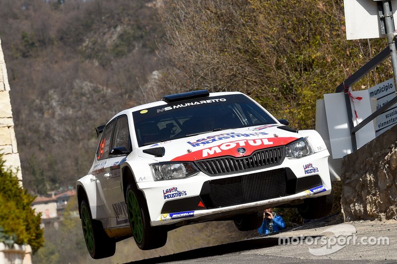 Andrea Carella, Enrico Bracchi, Skoda Fabia R5, MS Munaretto