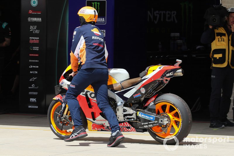 La moto de Jorge Lorenzo, Repsol Honda Team
