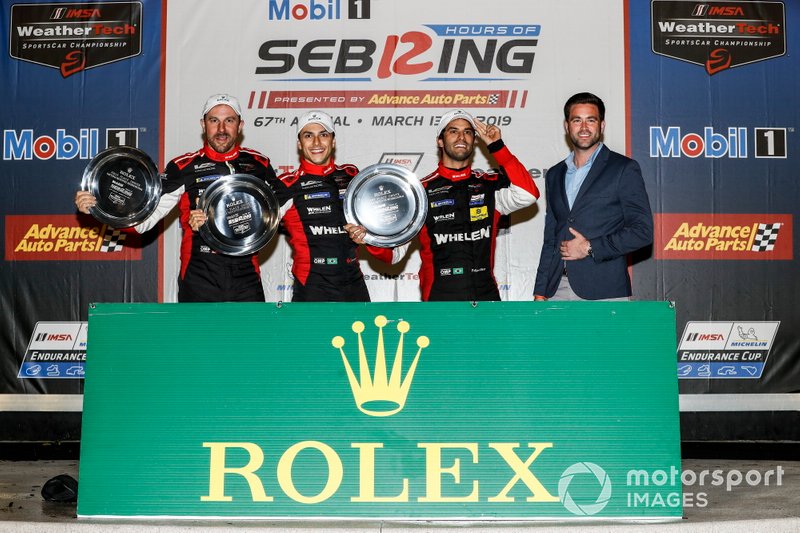 #31 Whelen Engineering Racing Cadillac DPi, DPi: Felipe Nasr, Pipo Derani, Eric Curran, podium