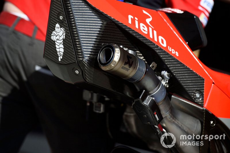 Ducati Desmosedici GP19: Auspuff