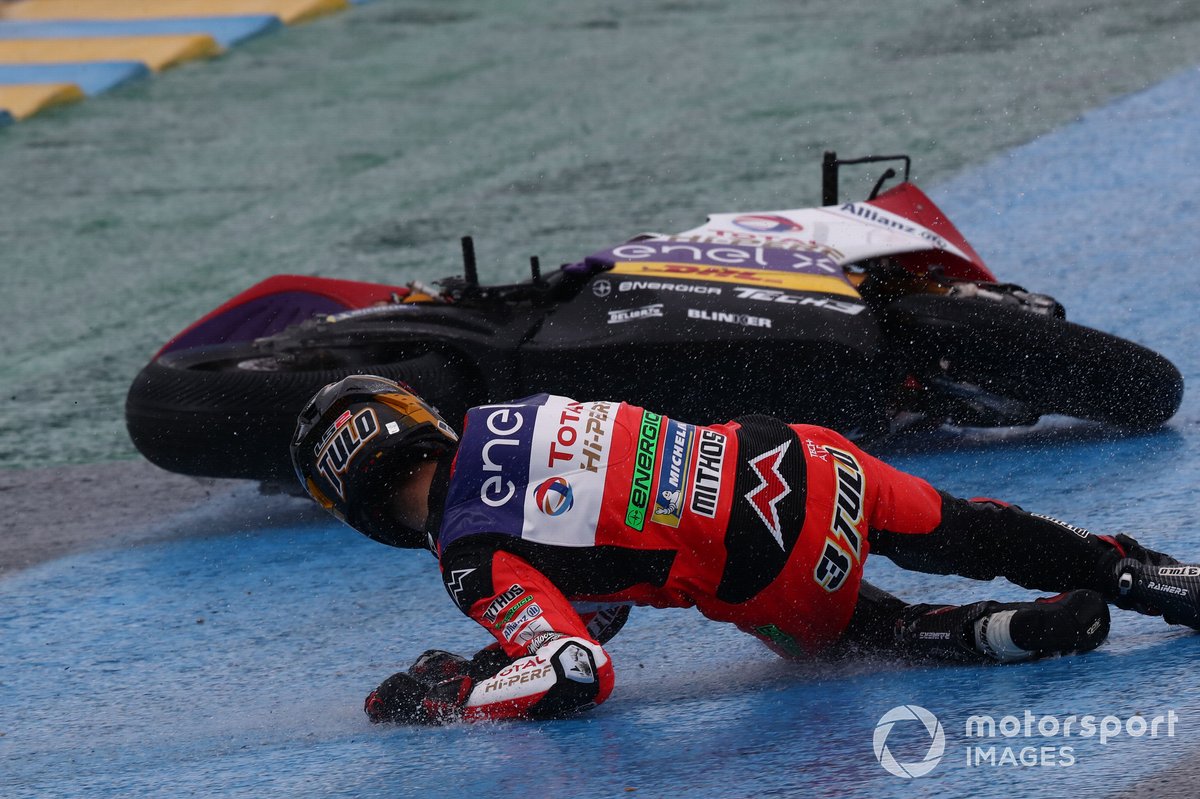 Crash, Lukas Tulovic, Tech 3 E-Racing