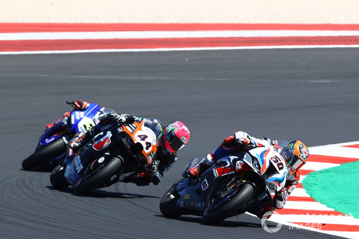 Michael van der Mark, BMW Motorrad WorldSBK Team, Lucas Mahias, Kawasaki Puccetti Racing, Kohta Nozane, GRT Yamaha WorldSBK Team