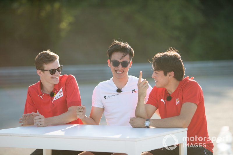 Callum Ilott, Sauber Junior Team by Charouz Guanyu Zhou, UNI Virtuosi Racing, Giuliano Alesi, Trident