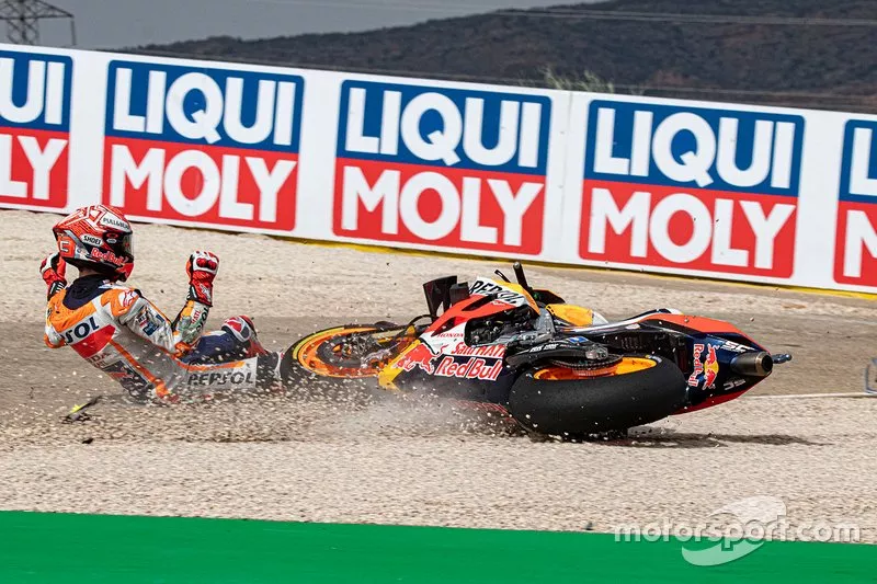 Sturz: Marc Marquez, Repsol Honda Team