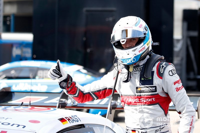 Il poleman René Rast, Audi Sport Team Rosberg