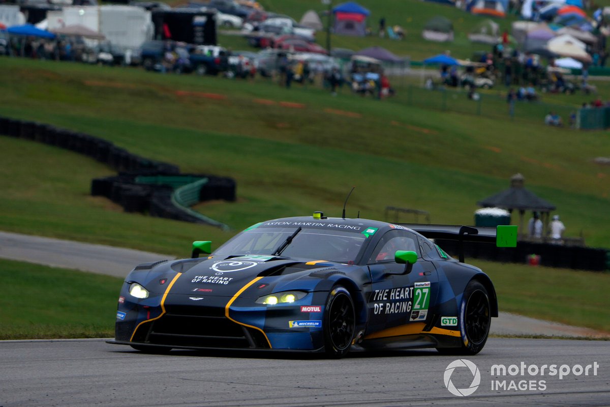 #27: Heart of Racing Team Aston Martin Vantage GT3, GTD: Ian James, Alex Riberas