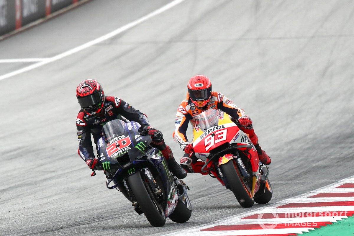 Fabio Quartararo, Yamaha Factory Racing Marc Marquez, Repsol Honda Team
