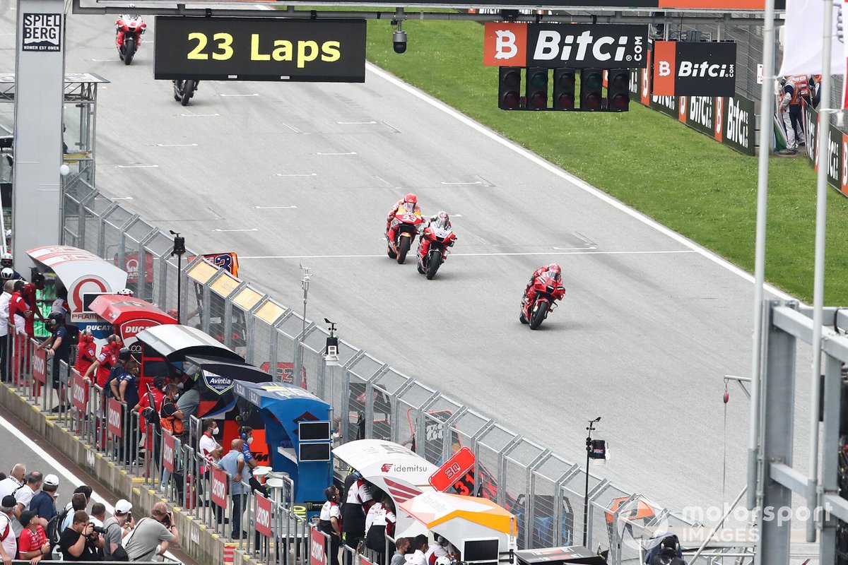 Francesco Bagnaia, Ducati Team Marc Marquez, Repsol Honda Team Jorge Martin, Pramac Racing