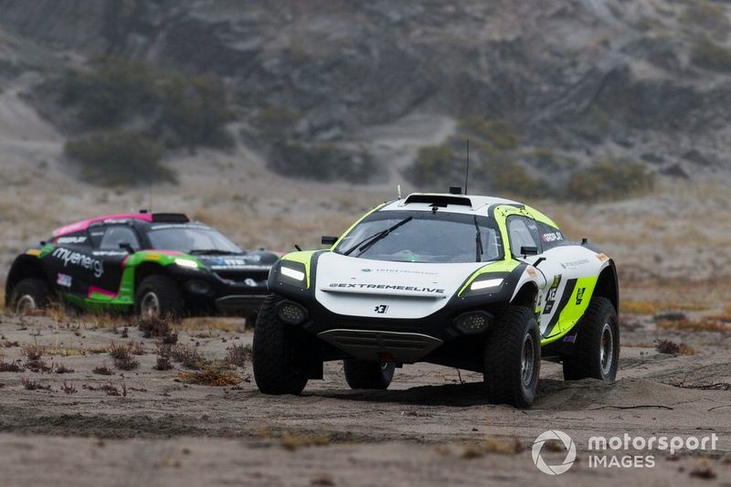 Mikaela Ahlin-Kottulinsky/Kevin Hansen, JBXE Extreme-E Team, Christine 'GZ' Giampaoli Zonca/Oliver Bennett, Hispano Suiza Xite Energy Team