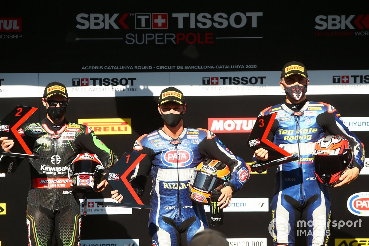 Jonathan Rea, Kawasaki Racing Team, Michael van Der Mark, Pata Yamaha, Loris Baz, Ten Kate Racing Yamaha