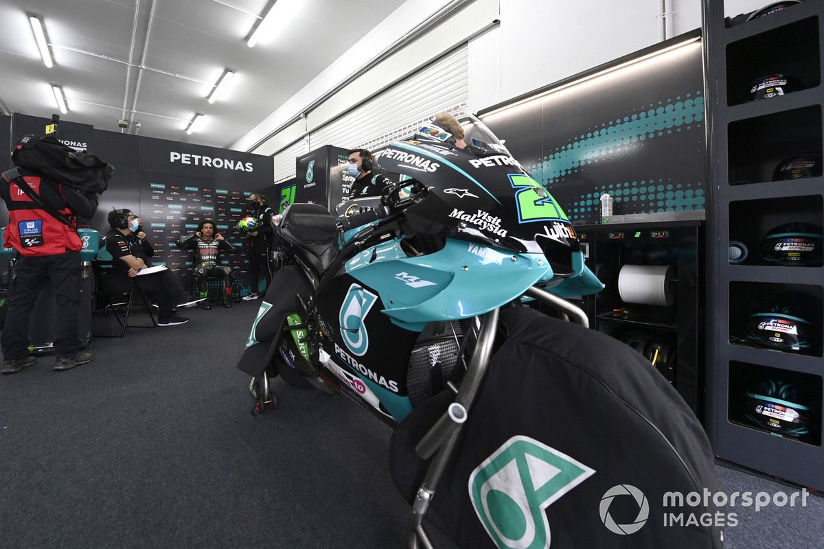 Yamaha YZR-M1 A-spec milik Petronas Yamaha SRT, mampu impresif di tangan Franco Morbidelli pada MotoGP 2020 lalu. 