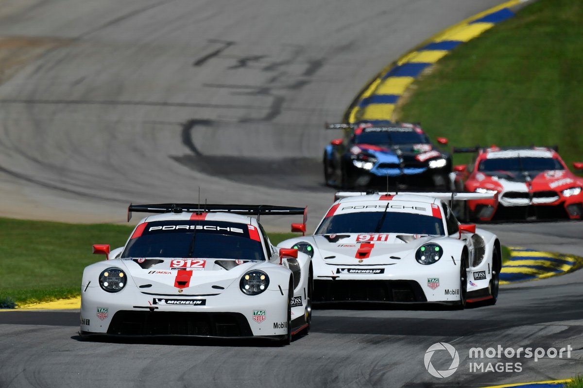 #912 Porsche GT Team Porsche 911 RSR - 19, GTLM: Laurens Vanthoor, Earl Bamber, #911 Porsche GT Team Porsche 911 RSR - 19, GTLM: Nick Tandy, Fred Makowiecki