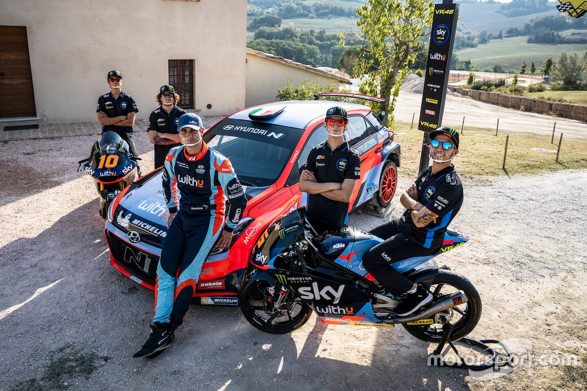 Luca Marini, Marco Bezzecchi, Sky Racing Team VR46, Umberto Scandola, Hyundai Motorsport, Celestino Vietti ed Andrea Migno, Sky Racing Team VR46