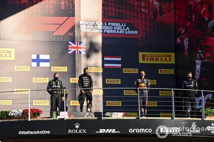 Podio: Lewis Hamilton, Valtteri Bottas, Alex Albon