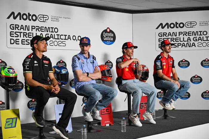 Franco Morbidelli, VR46 Racing Team, Francesco Bagnaia, Ducati Team, Alex Marquez, Gresini Racing, Marc Marquez, Ducati Team