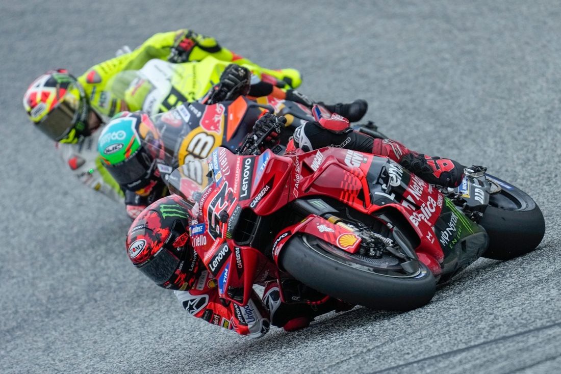 Brad Binder, Red Bull KTM Factory Racing, Fabio Di Giannantonio, VR46 Racing Team, Francesco Bagnaia, Ducati Team