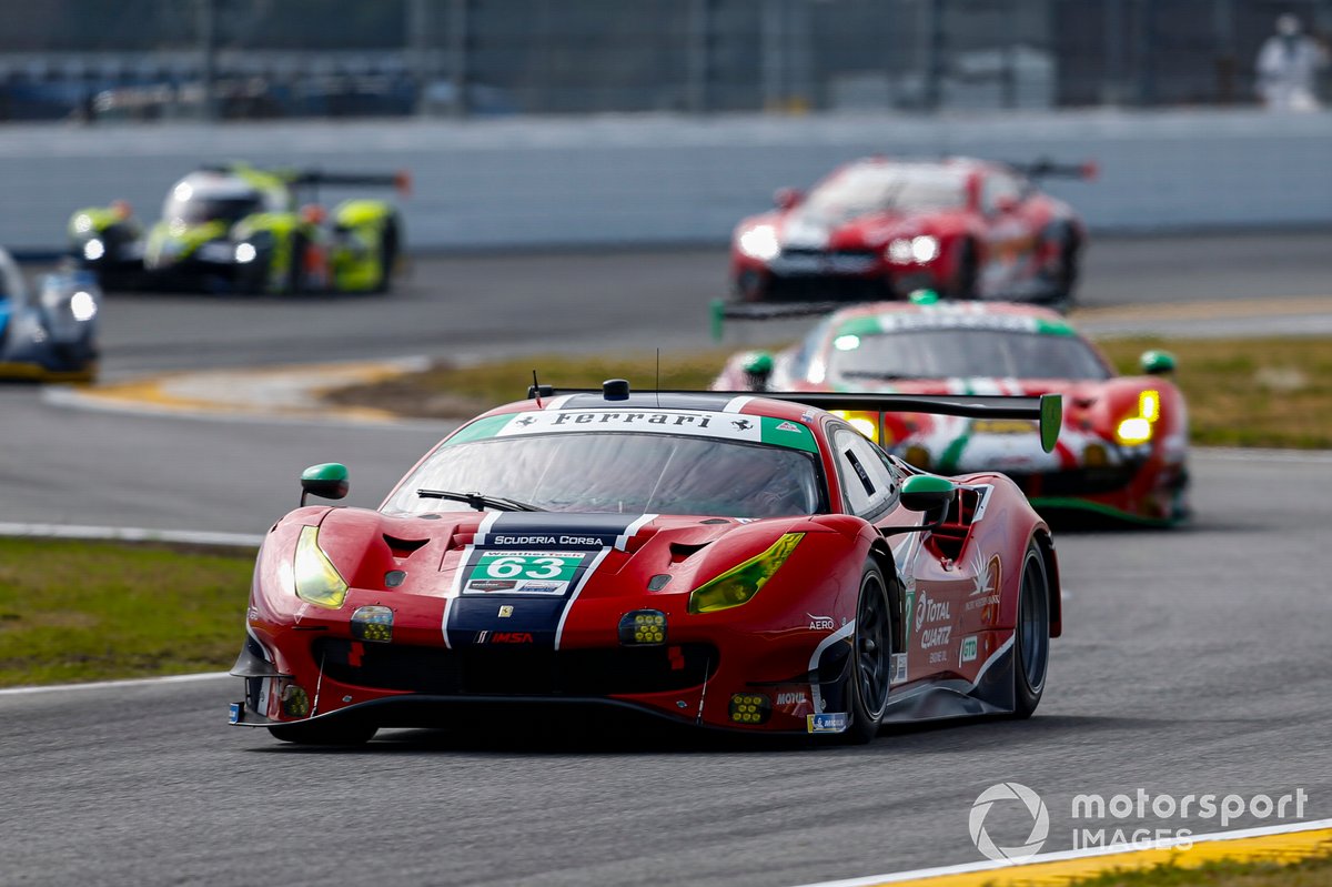 #63 Scuderia Corsa Ferrari 488 GT3, GTD: Ryan Briscoe, Marcos Gomes, Ed Jones, Bret Curtis