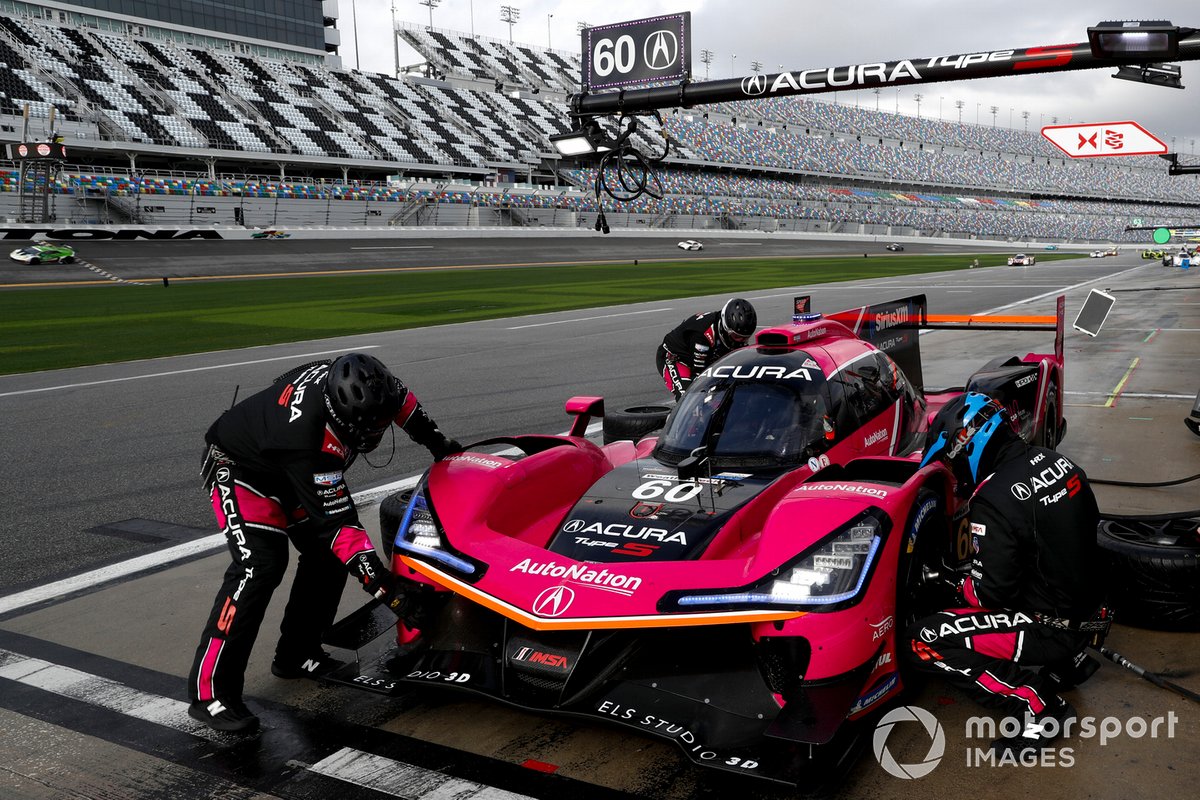 #60 Meyer Shank Racing w/Curb-Agajanian Acura DPi, DPi: Pit Stop, Dane Cameron, Olivier Pla, Juan Pablo Montoya, AJ Allmendinger