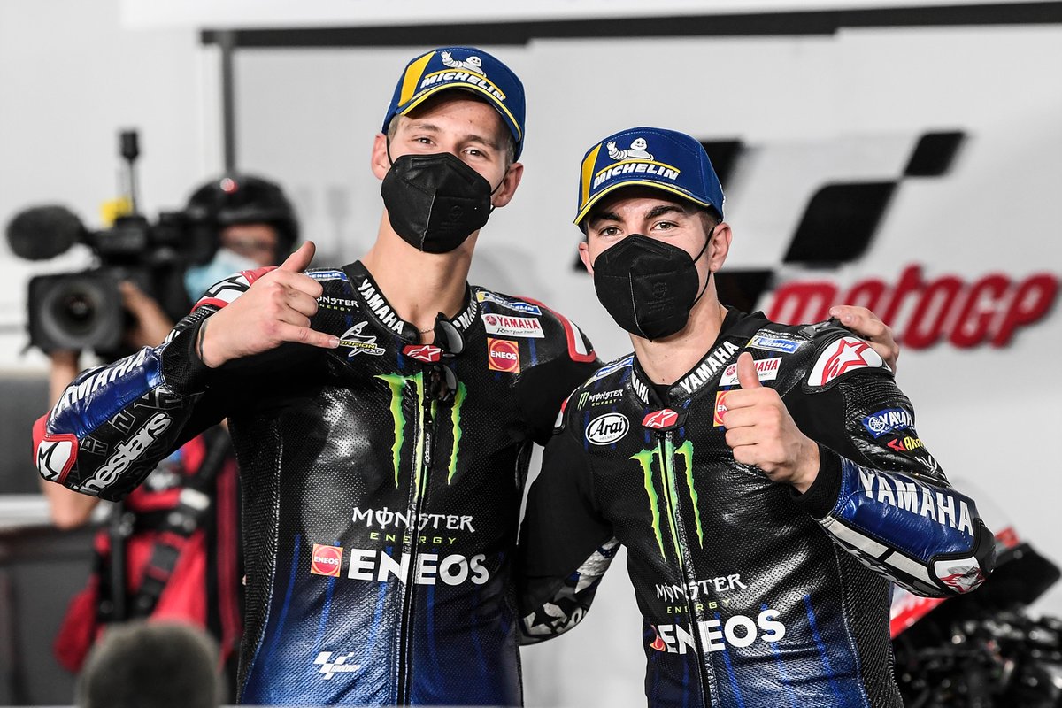 Maverick Vinales, Yamaha Factory Racing, Fabio Quartararo, Yamaha Factory Racing
