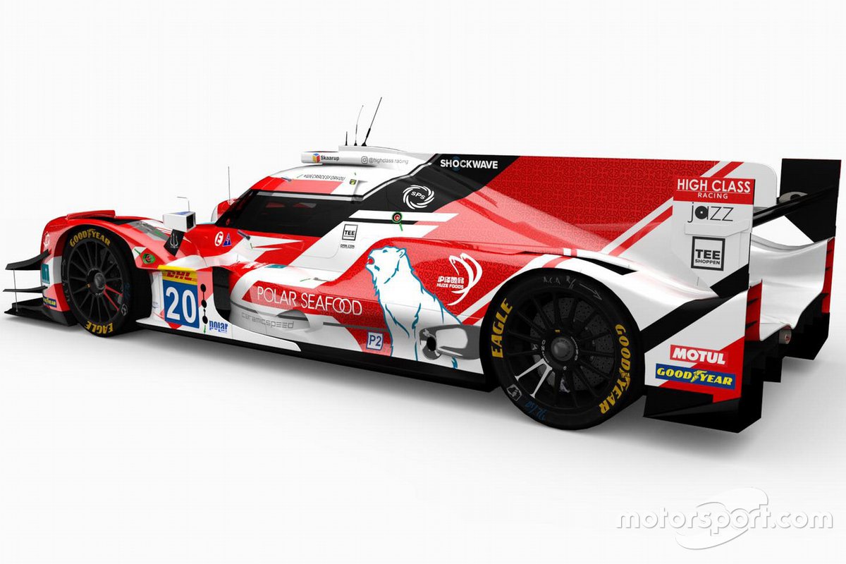 High Class Racing Oreca 07 LMP2: Jan Magnussen, Anders Fjordbach e Dennis Andersen