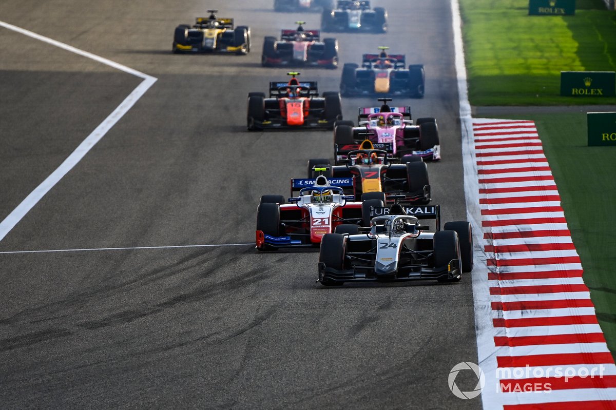 Nikita Mazepin, Hitech Grand Prix, Robert Shwartzman, Prema Racing, Yuki Tsunoda, Carlin