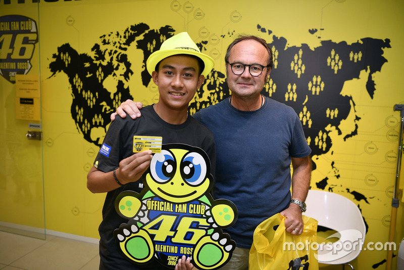 M Faerozi dan Presiden Official Fan Club Valentino Rossi, Flavio Fratesi