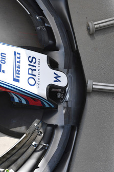 Williams FW41 nose and front wing detail