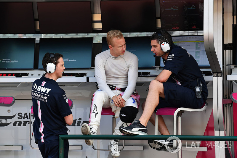 2018 год. Тесты с Force India на «Хунгароринге»