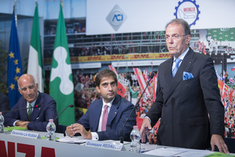 Angelo Sticchi Damiani, Automobile Club of Italy başkanı, Geronimo La Russa, Automobile Club of Milan başkanı, Giuseppe Redaelli, Monza ENI Circuit and SIAS company başkanı