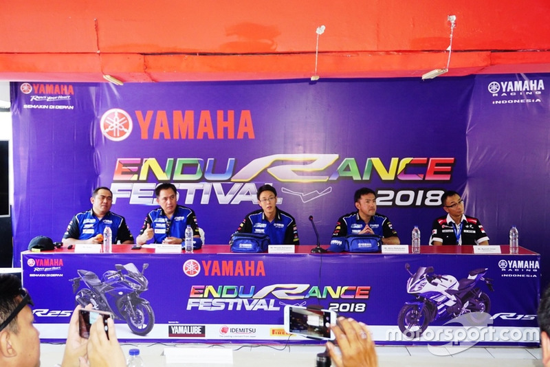 Konferensi pers Yamaha Endurance Festival 2018