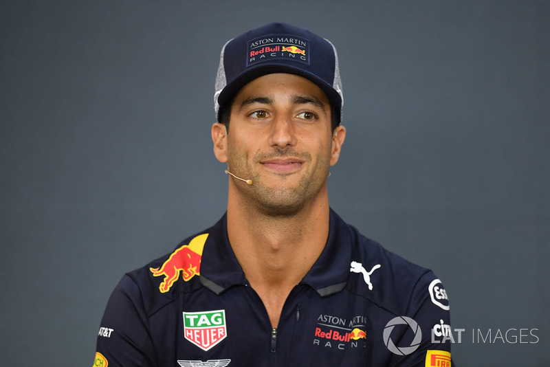 Daniel Ricciardo, Red Bull Racing in the press conference
