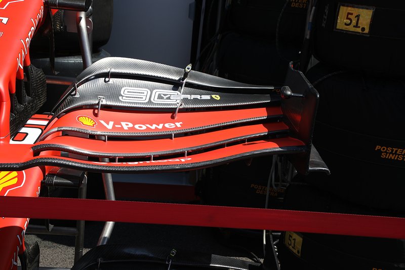 Ferrari SF90 front wing detail