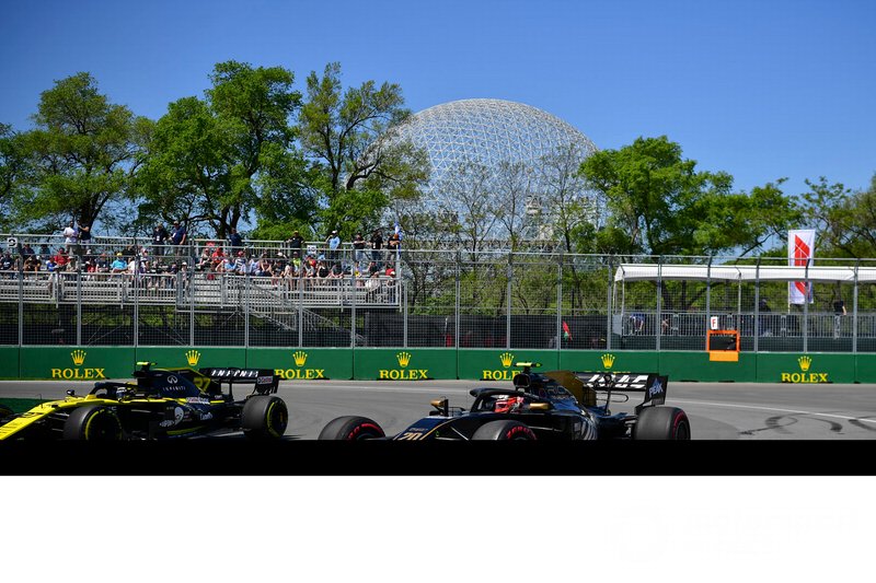 Kevin Magnussen, Haas F1 Team VF-19, Nico Hulkenberg, Renault F1 Team R.S. 19