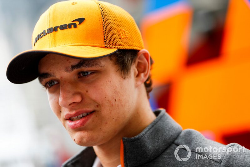 Lando Norris, McLaren parla ai media