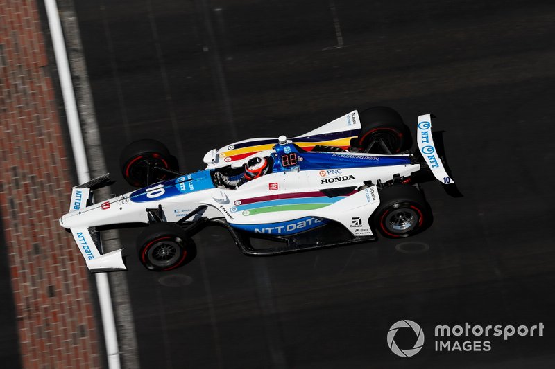 #10 Felix Rosenqvist, NTT DATA Chip Ganassi Racing, Chip Ganassi Racing Honda