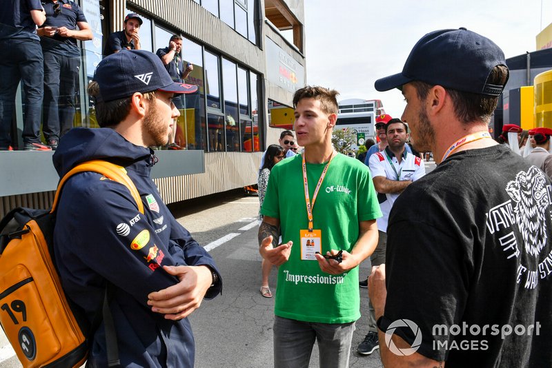 Pierre Gasly, Red Bull Racing and Thomas Maubant