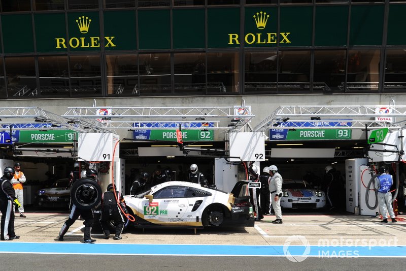 #92 Porsche GT Team Porsche 911 RSR: Michael Christensen, Kevin Estre, Laurens Vanthoor