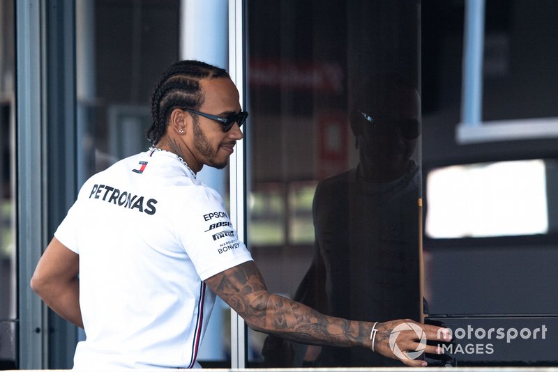 Lewis Hamilton, Mercedes AMG F1 in the paddock