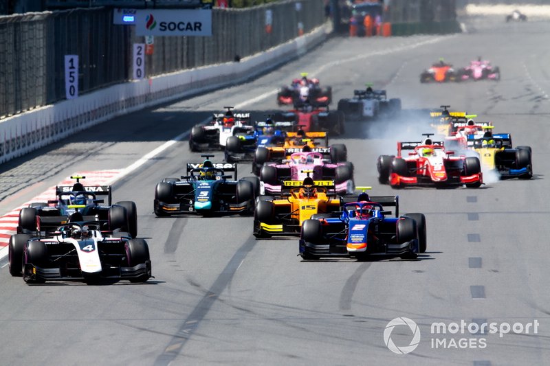 Nyck De Vries, ART GRAND PRIX Nobuharu Matsushita, CARLIN, Jack Aitken, CAMPOS RACING