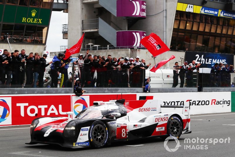 #8 Toyota Gazoo Racing Toyota TS050: Sébastien Buemi, Kazuki Nakajima, Fernando Alonso