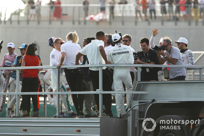 Will Smith con Lewis Hamilton, Mercedes AMG F1