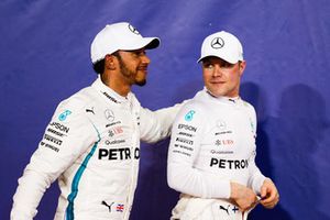 Lewis Hamilton, Mercedes AMG F1 and Valtteri Bottas, Mercedes AMG F1 