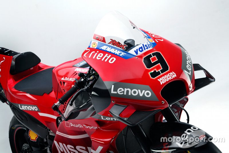 Detalles de la Ducati Desmosedici GP19