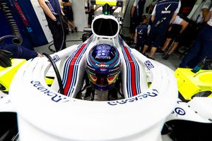 Sergey Sirotkin, Williams Racing, dans son cockpit