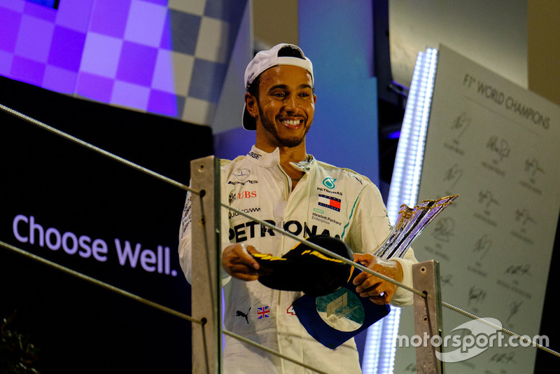 Lewis Hamilton, Mercedes AMG F1 celebrates his victory